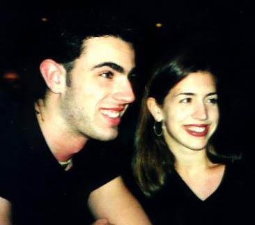 Au restaurant avec notre tante et oncle ! Nov.2000