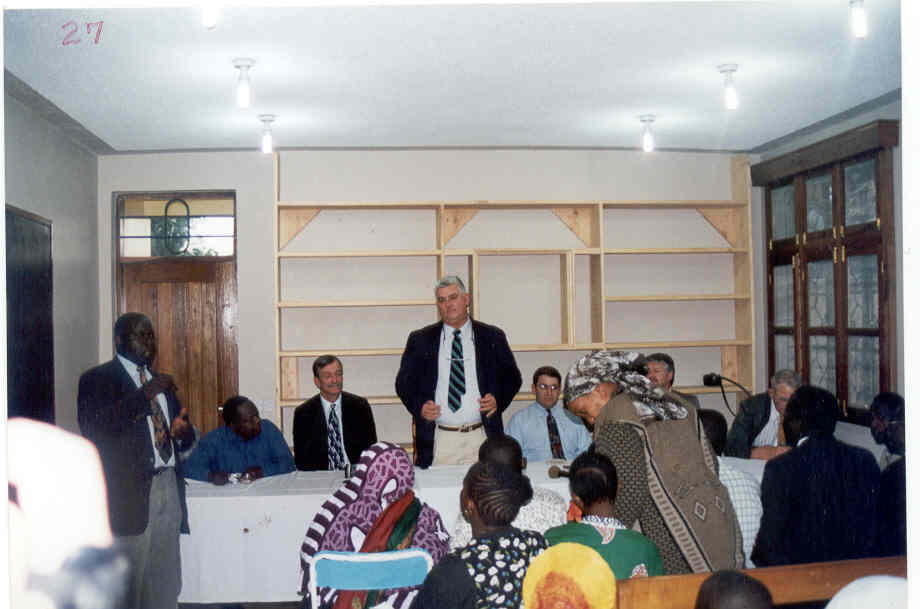 HIDDEN PIC KEN & ME AT ARUSHA BIBLE SCHOOL DEDICATION