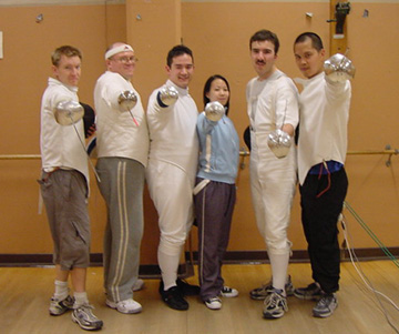 (from the left) Kirk, Marcelo, Chris, Regina, Sandor, Will.