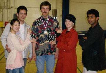(from the left) Regina, Chris, Sandor, Manessah, Ajen.