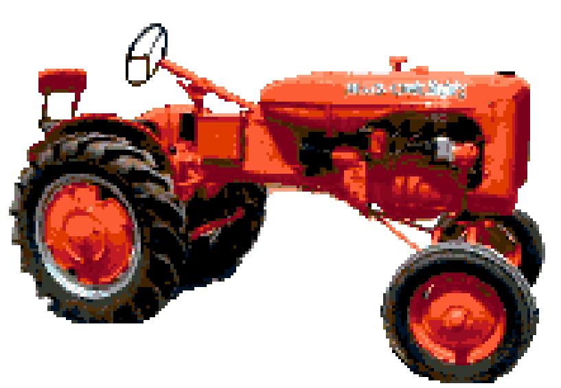 Allis-Chalmers Allis Chalmers Tractor counted cross stitch kit or chart 14s aida 