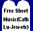 [Sheet Music-Catholic, Lutheran, Jewish, etc.]