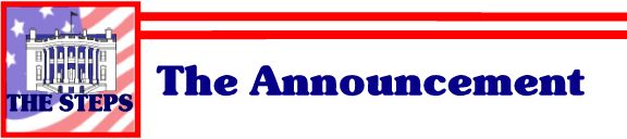 THE ANNOUNCEMENT