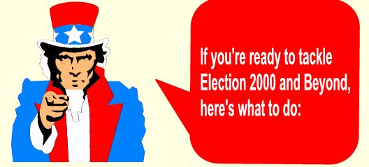 Uncle Sam:  "Here's what to do!"