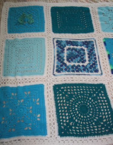 Closeup #1 of June C afghan