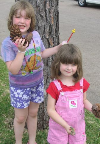 Juliette and Katrina on nature walk