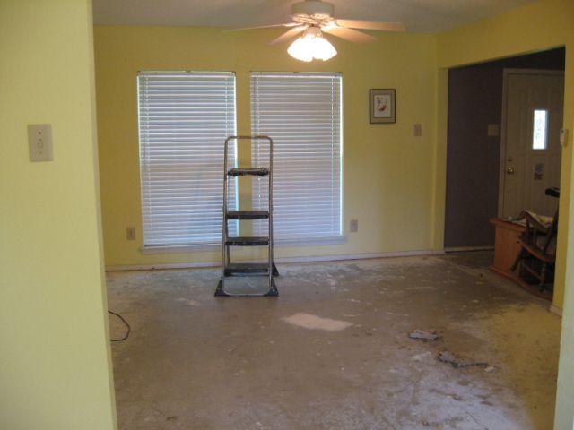 July 6 - very empty living room