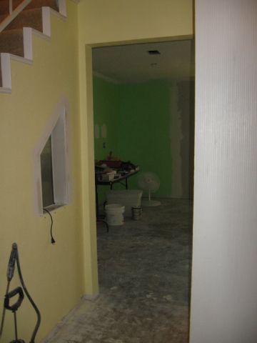 June 19 - view of the new window in the nook from front entry