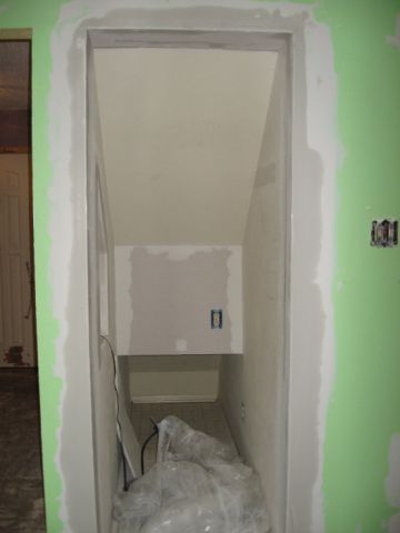 June 19 - under stairs