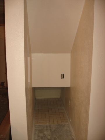 June 25 - under stairs