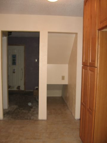 June 29 - under stairs