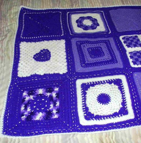 Closeup #1 of Charlene S afghan