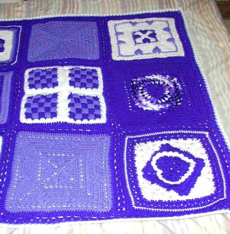 Closeup #2 of Charlene S afghan