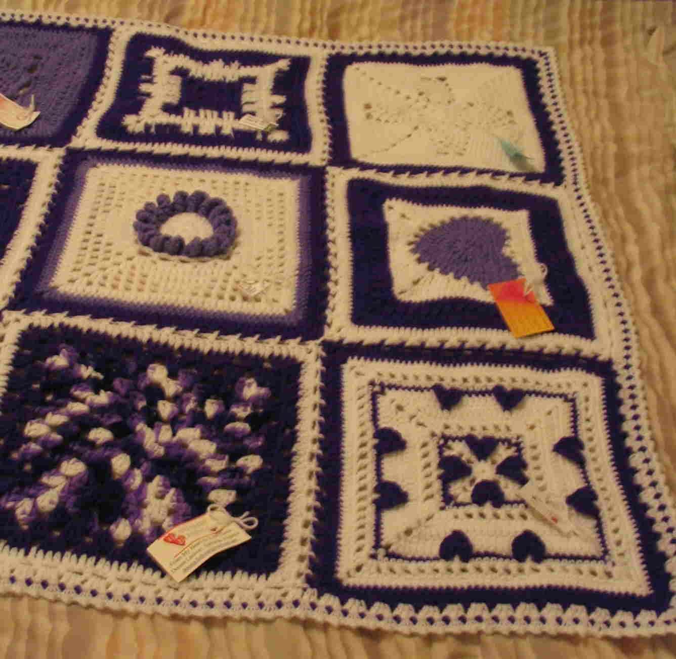 Closeup #2 of Tracey C afghan