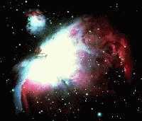 M42 and M43 in the Orion Nebula