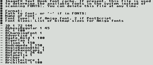 TextFontCache
