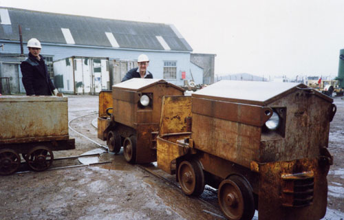 Moving Locos for underground South Crofty.
