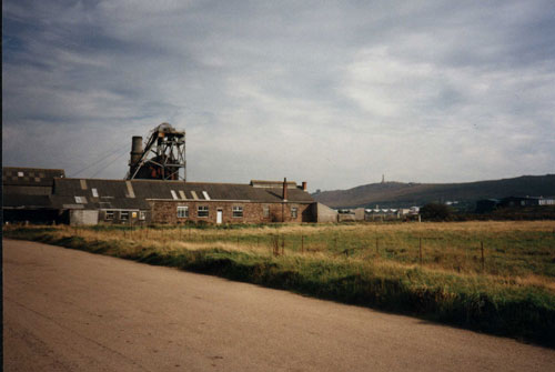 A view of Robinson�s Winder with Carn Brea in the distance.