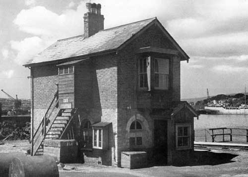 The Dockmaster's Office, Falmouth Docks circa 1946.
