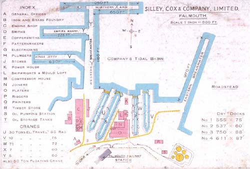 Falmouth Docks booklet (inside) circa 1937