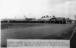 Docks car park. National one day strike. 3/12/53.