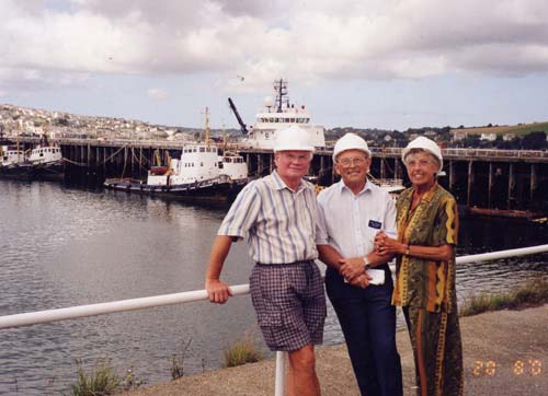 Guided tour of Falmouth Docks, 2001