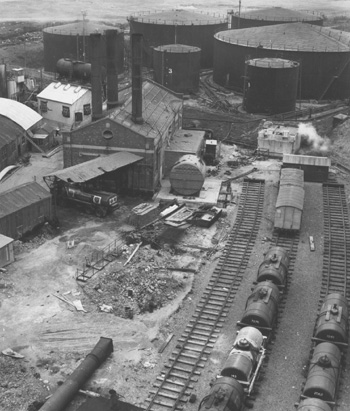 The Oil Base.  Called "Abadan" by the locals. Falmouth Docks.