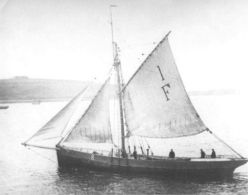  Falmouth Pilot Boat " Vincent".  Late 19th century.