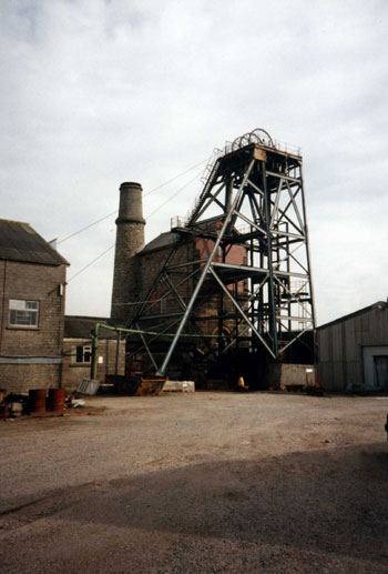 Photo of Robinson's Shaft Head Gear, South Crofty.