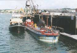 Visit of German submarine. Circa 1990's.