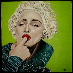 Madonna, oil painting, 2006