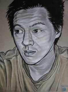 Man Lee, pastels, 2006.