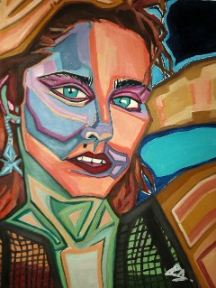 Madonna, oil painting, 2003.