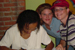 Janeth signing autographs for Tiffany and Leslie at Bocado's