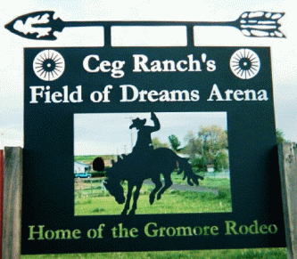 Ceg Ranch Road Sign