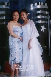 Sahara and Ernielyn at Prom