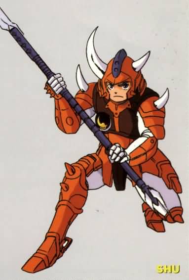 Kento in his armor