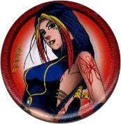 TCZ Metallic Badge [Dancing Butterfly]