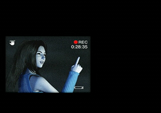 Rinoa pointing at the stars