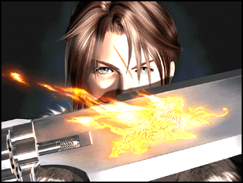 squall and his gunblade