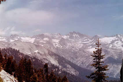 The Great Western Divide as seen from Alta trail