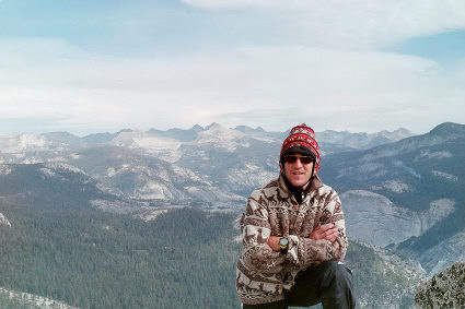 From top of Half Dome, looking east