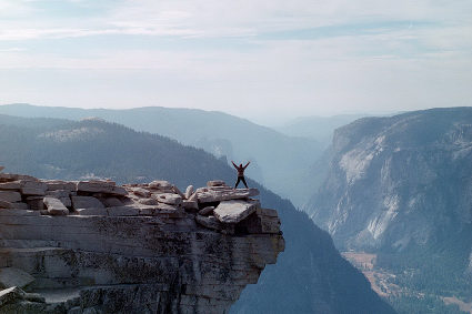 Miguel: On the edge of Half Dome