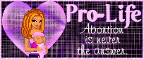 You are in a pro-life zone!