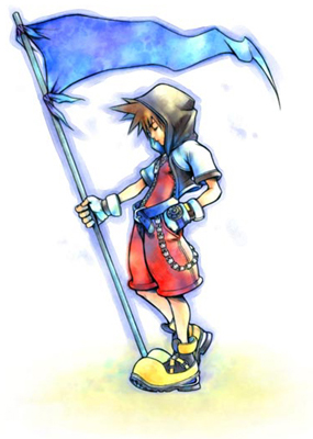 Sora, from Kingdom Hearts