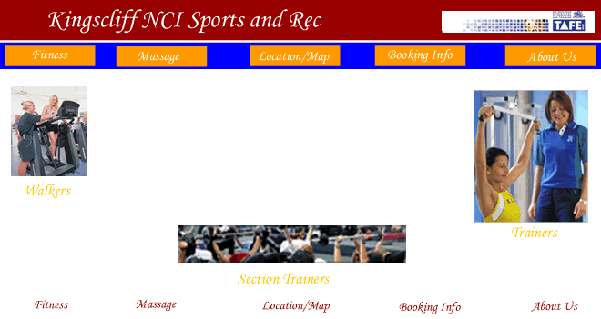 Sports and Rec Interface