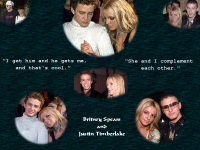 Britney Spears and Justin Timberlake