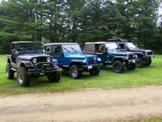 Pre Run Jeep Line Up