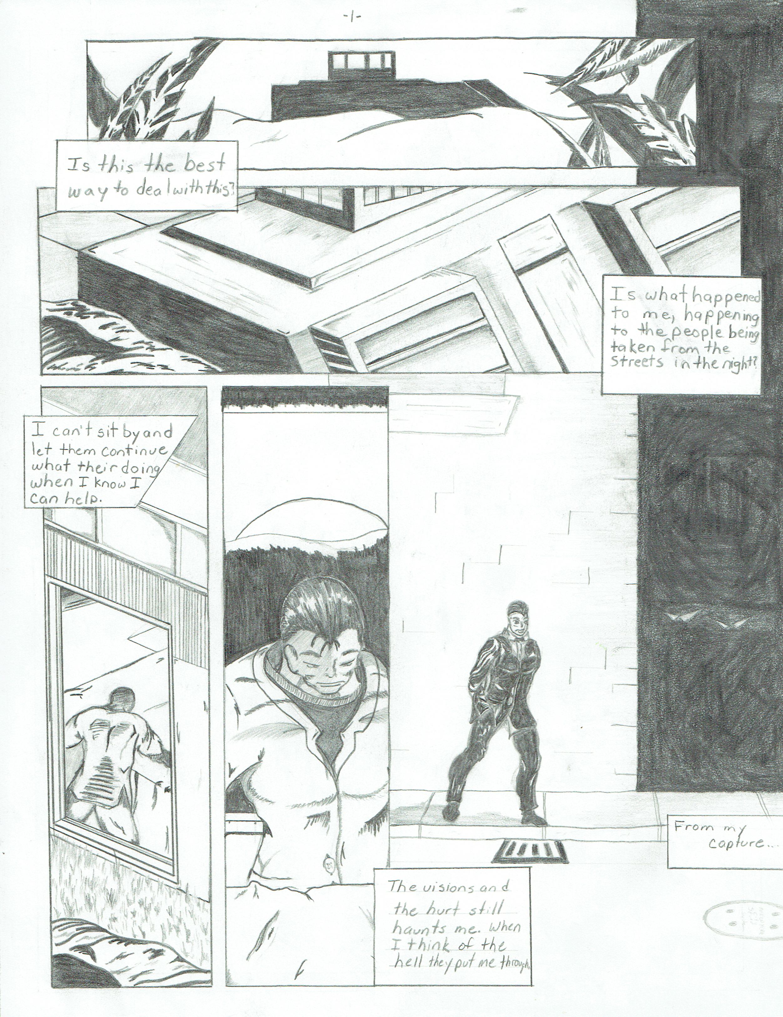 Pencils of a friends comic page