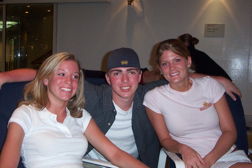 Alex, Yours Truly, and Sarah. Recovering after Ohcos Rios!